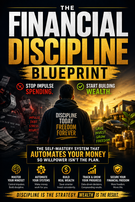 The Financial Discipline Blueprint — stop impulse spending and automate wealth building, PDF guide cover