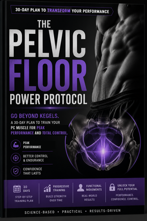 The Pelvic Floor Power Protocol — 30-day pelvic floor training guide for men, PDF cover